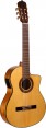 F80-EQ - GUITARRA FLAMENCA AMPLIFICADA CUTAWAY PREVIO DOUBLE JOSE GOMEZ SICOMORO MODELO 2025