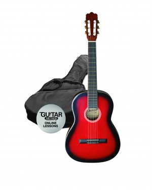 SPCG12TRB - Pack Guitarra Clasica 1/2 Roja Oferta