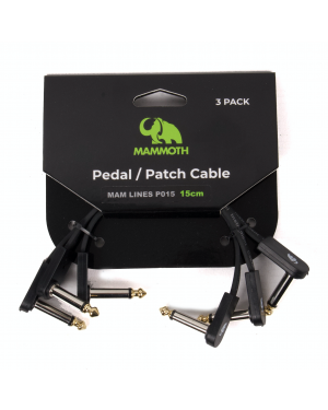 MAM-LINES-P015 - CABLE PARA PEDAL PREMIUM MAMMOTH 15CM PACK DE 3 LATIGUILLOS