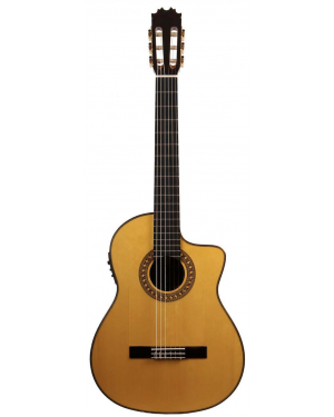 MF5-CEQ GUITARRA FLAMENCA JOSÉ RINCÓN PALOSANTO TAPA MACIZA PREVIO DOUBLE M1