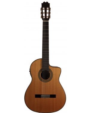 MM6-CEQ GUITARRA CLASICA JOSÉ RINCÓN TAPA MACIZA EQ CUTWAY CON PREVIO DOUBLE