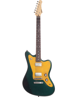 JAZPOLE-CGM MAYBACH - GUITARRA ELECTRICA MAYBACH TIPO JAZZMASTER CANDY GREEN METALLIC AGED 