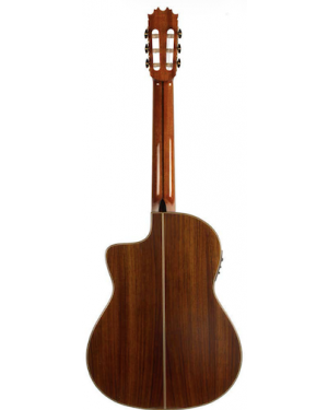 MM6-CEQ GUITARRA CLASICA JOSÉ RINCÓN TAPA MACIZA EQ CUTWAY CON PREVIO DOUBLE