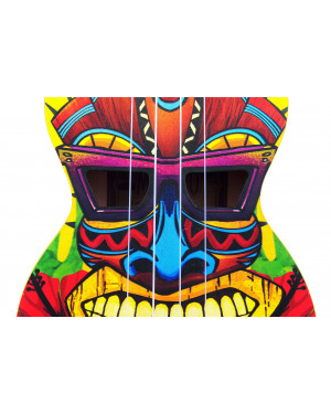 MA1TK - UKELELE MAHALO SERIE ART II TIKI CON FUNDA